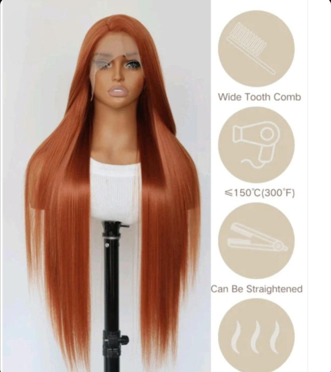 Ginger Long Lace Front Wig