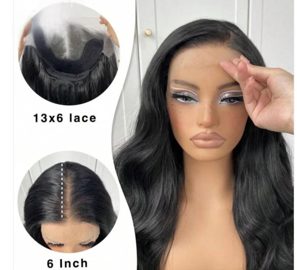 Miss Dior Premium Human Blend Wig — Soft, Natural & Elegant